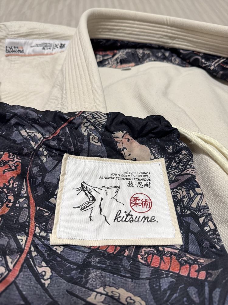 Кімоно Kitsune "Dragon" BJJ Gi - Unbleached A1L A1