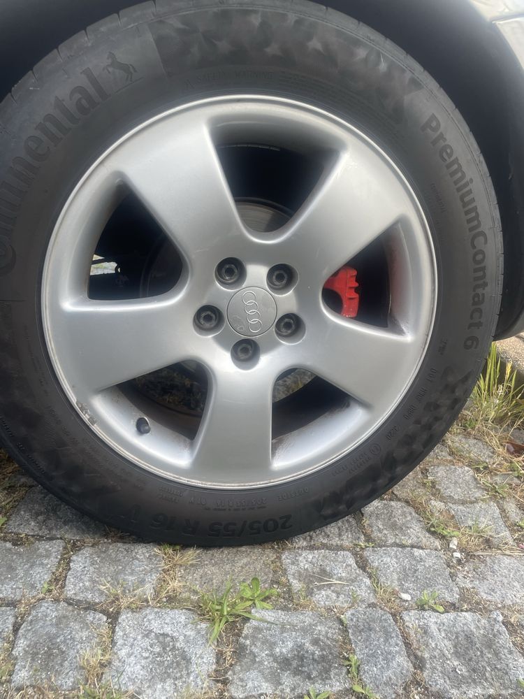 Vendo 5 jantes originais audi