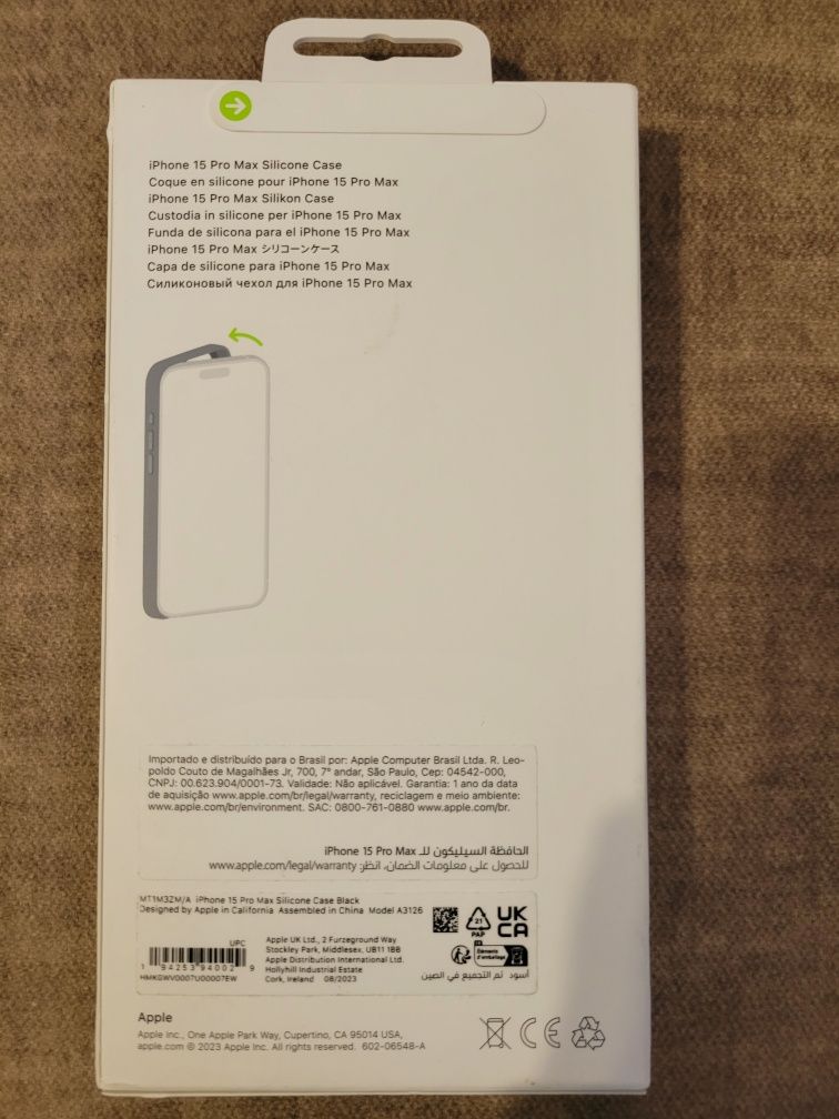 Чохол Apple iPhone 14 Pro, 15 Pro Max Silicone Case MagSafe Black