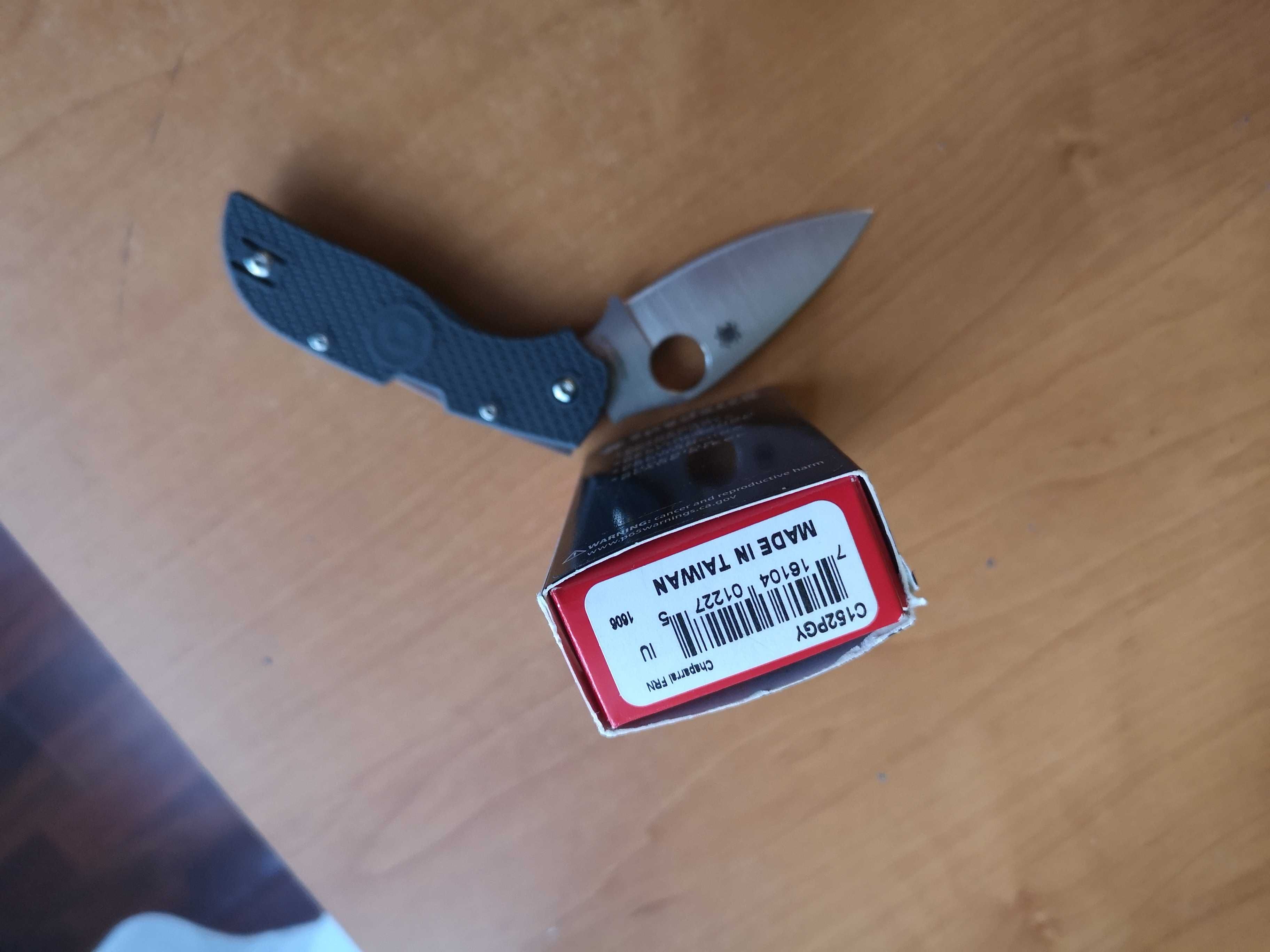 Nóż Spyderco Chaparral FRN Gray Plain (C152PGY)