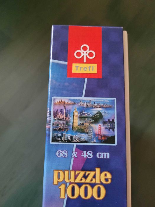 Puzzle trefl kolaż miast 1000 elementów