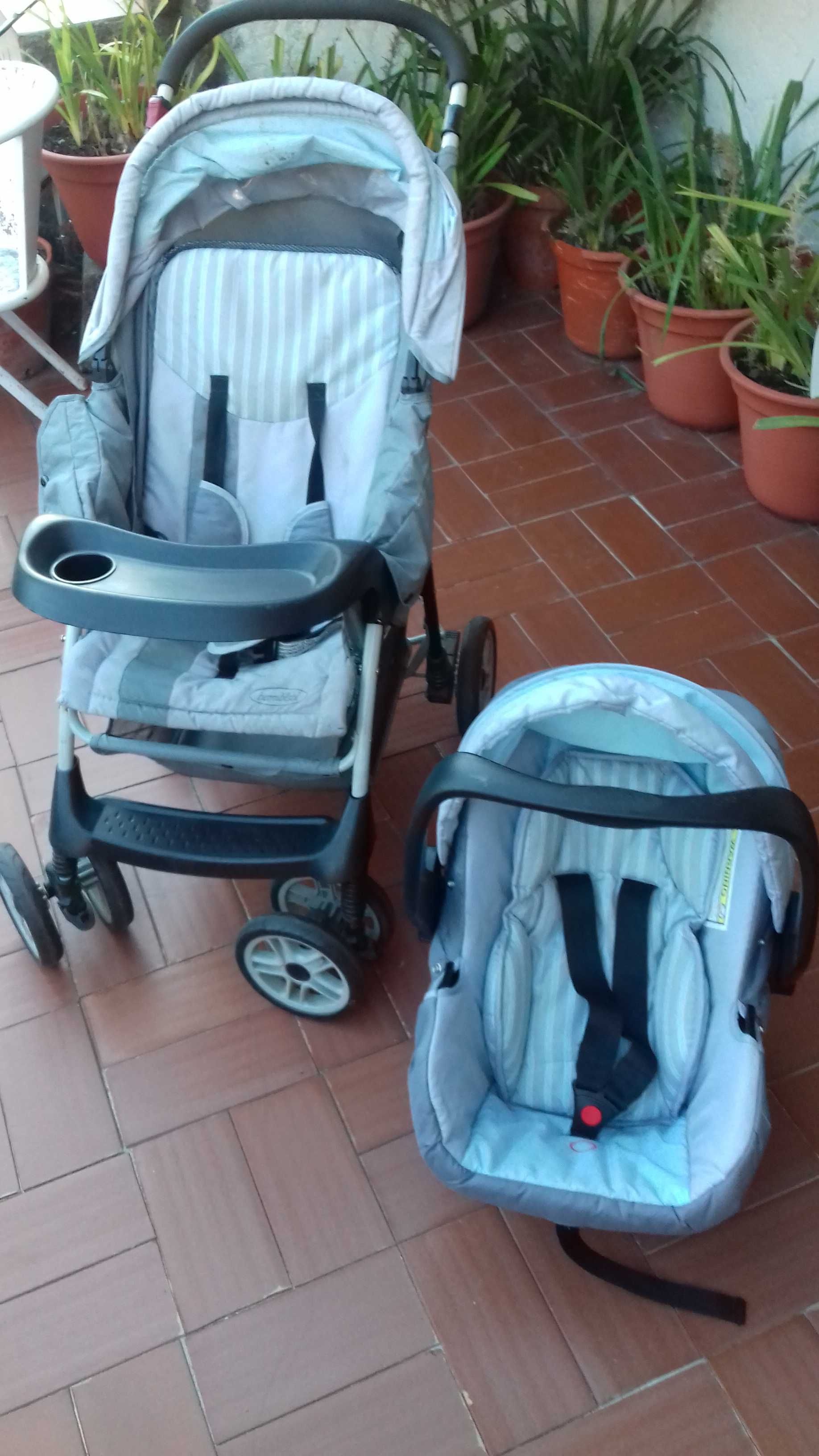 Duo ou Trio Carrinho Bébé + Ovo