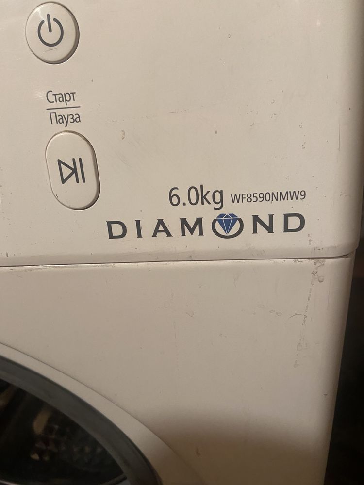 Рабочая стиральная машинка Samsung Diamond 6кг.
