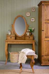 Toaletka z litego drewna sosnowego