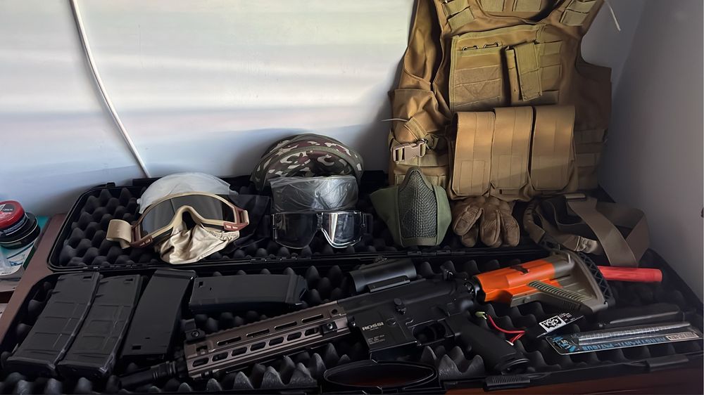 Airsoft equipamento completo