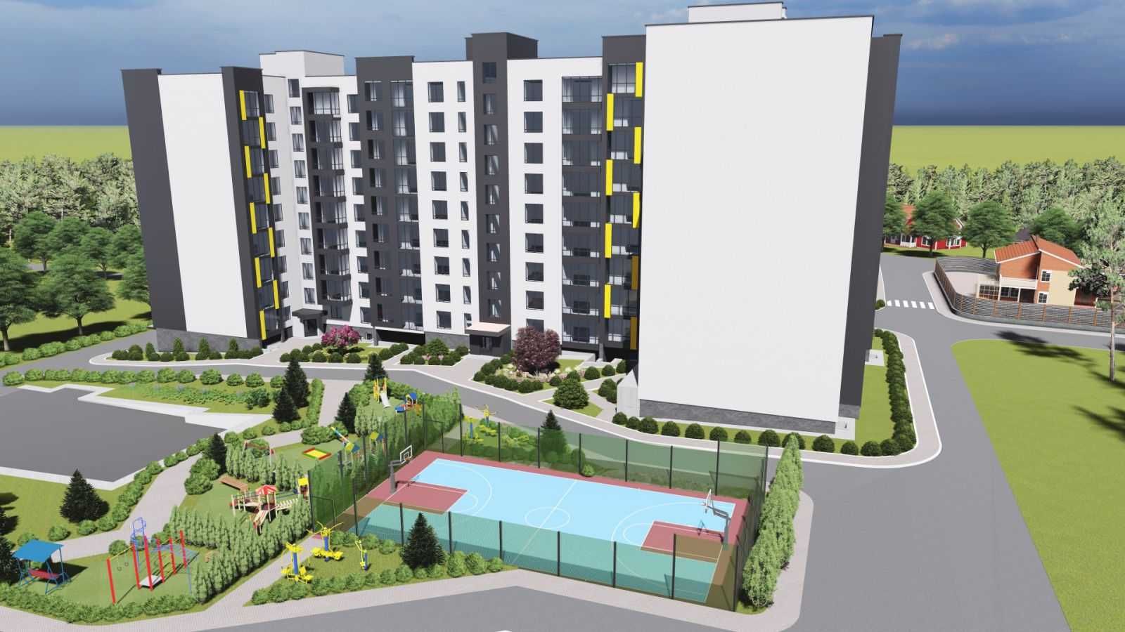 Продаж 2- кімнатної квартири в новобудові від забудовника , район Бам.