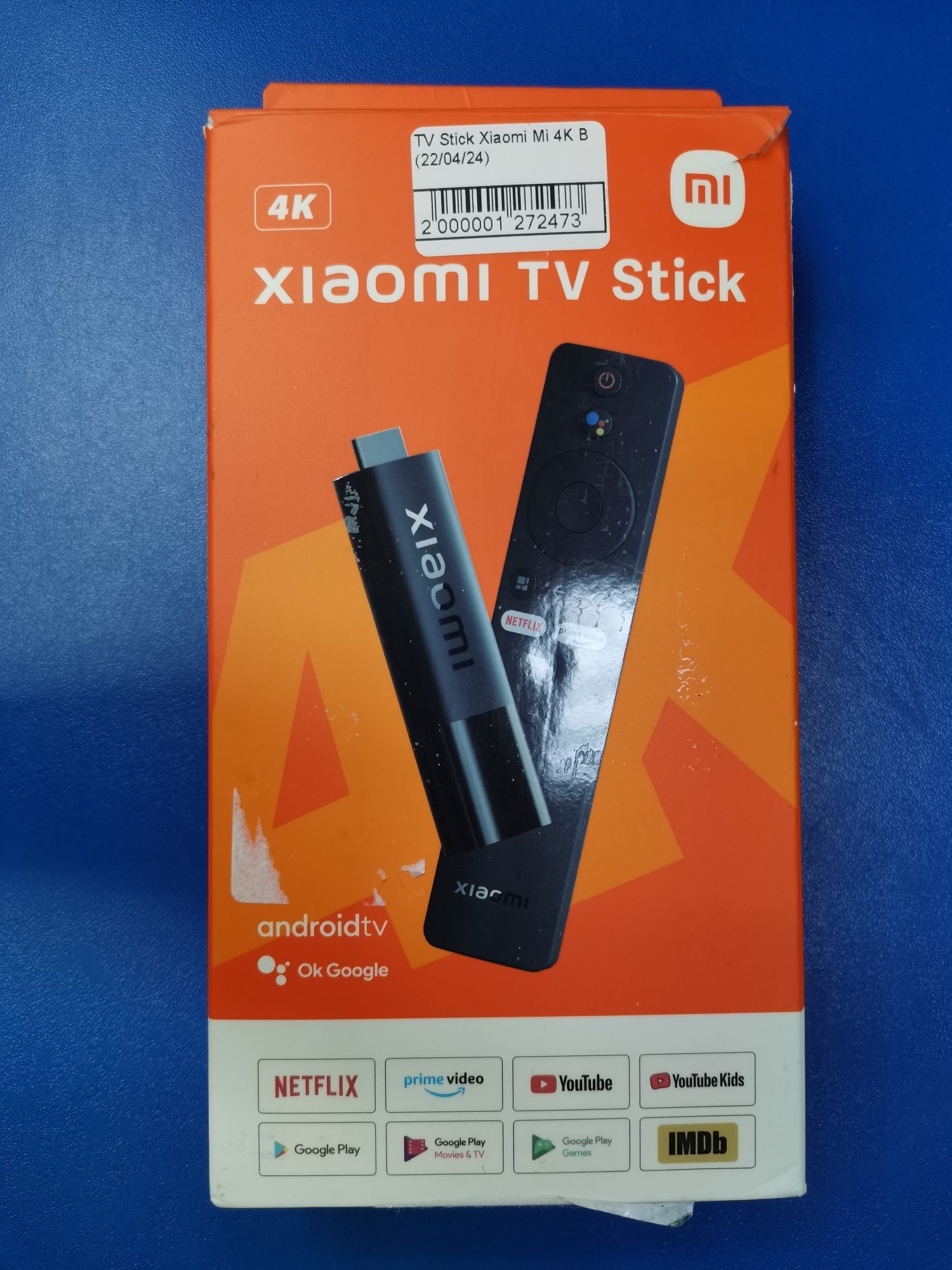 Приставка Android TV Stick Xiaomi Mi 4K