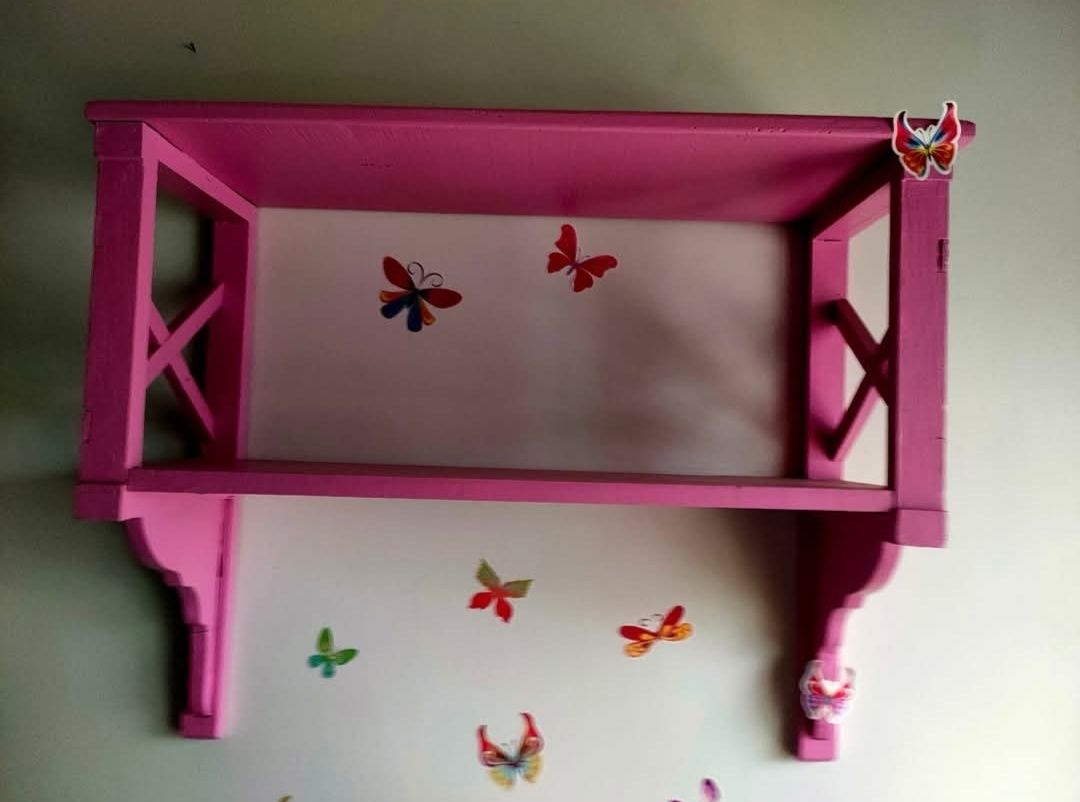 Prateleira Cor de Rosa