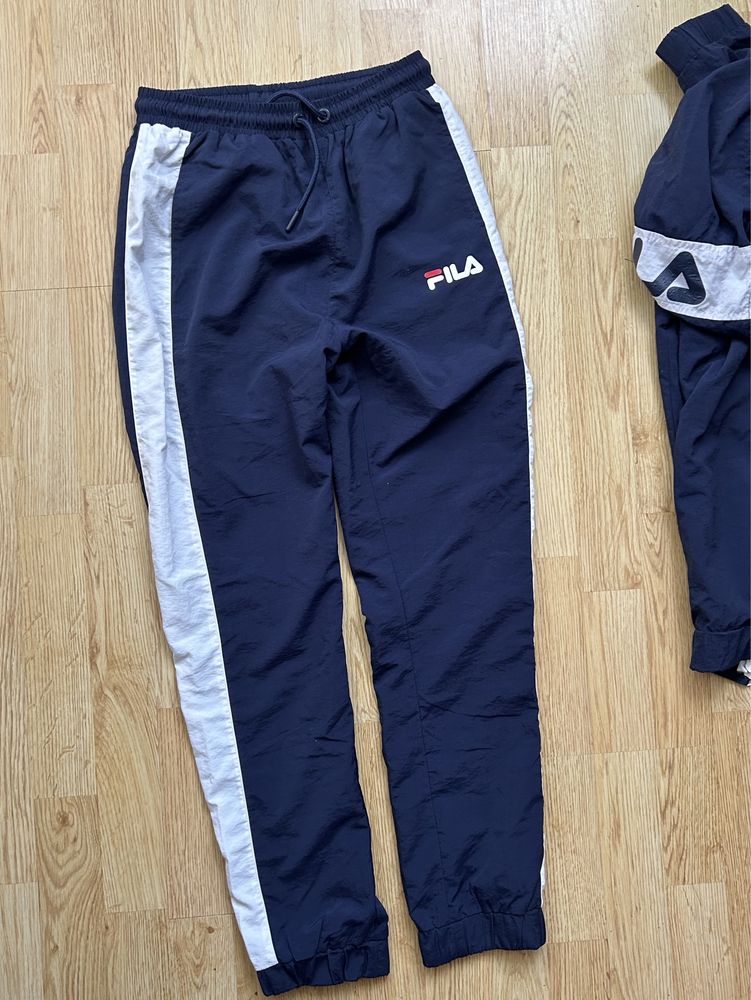 Fila костюм 13-15 лет нейлоновый оригинал 160 см кофта штаны XS