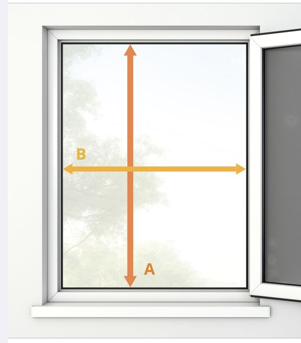 Moskitiera na okno ramkowa aluminiowa