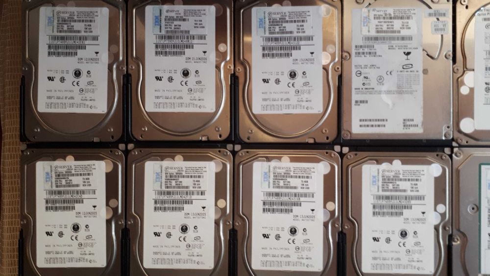 Discos SCSI / SATA Avariados64738832226307121