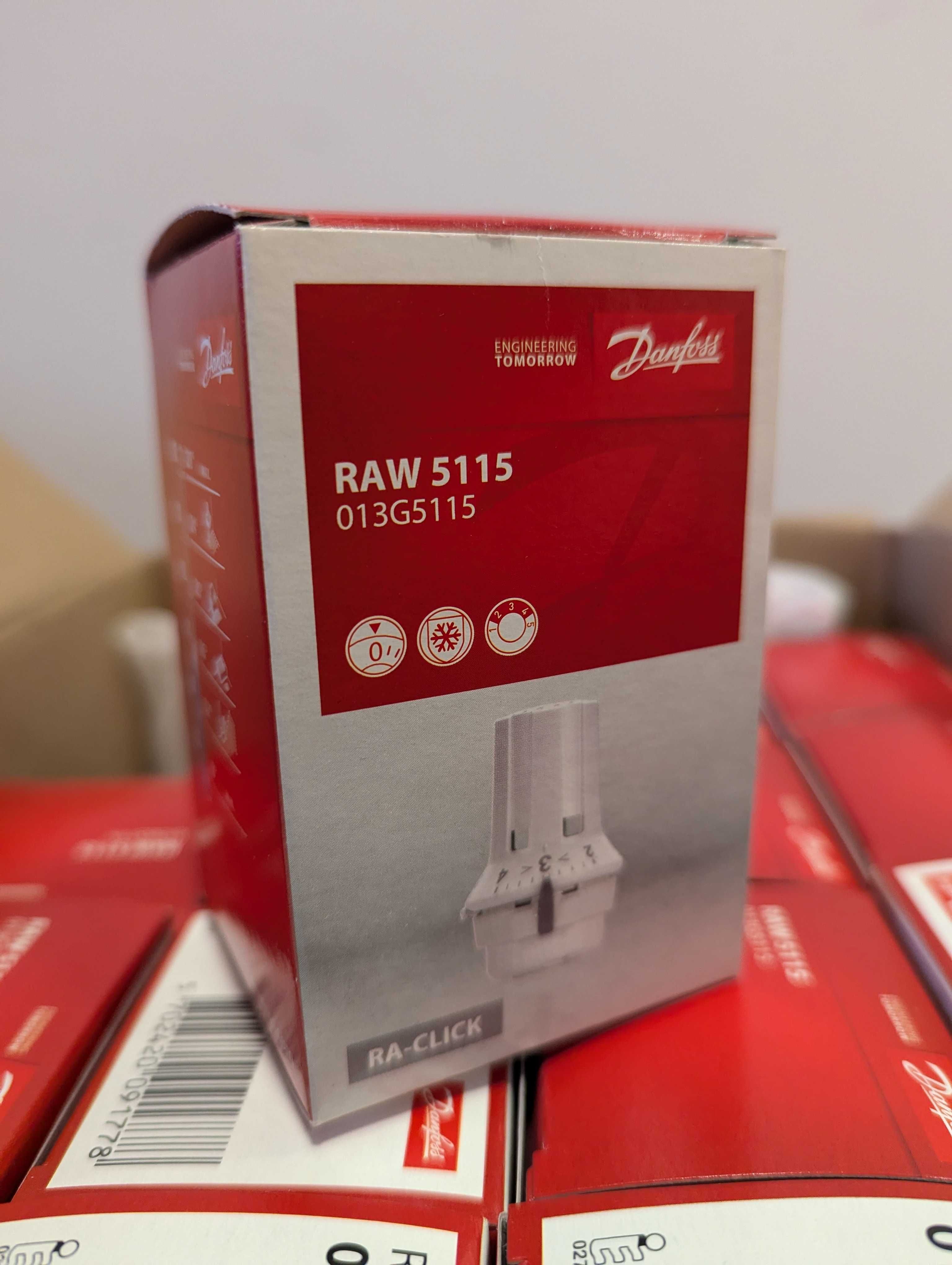 Głowice termostatyczne Danfoss RAW5115 (komplet 16 sztuk)