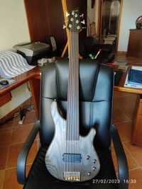 Baixo Sandberg fretless 6