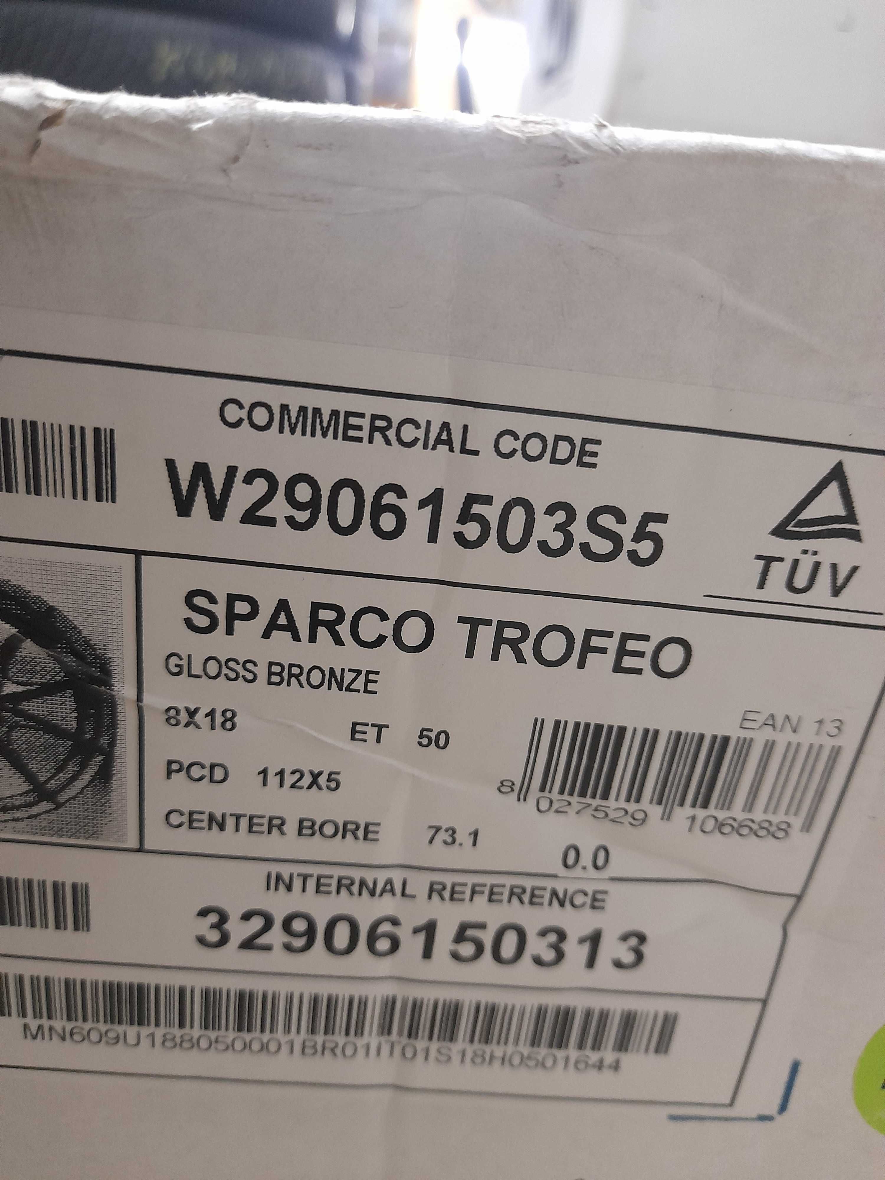 Felgi SPARCO TROFEO 18'', 8,0J, 5x112 ET50