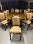Wloski Stylowy Zestaw Rozkładany Stół 8 Krzeseł Meble Stylowe Italy