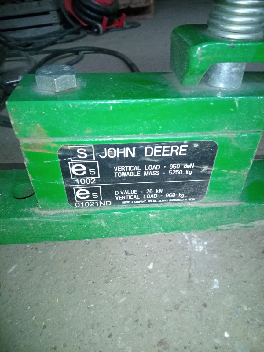 Listwa zaczepu dolnego John Deere 5065E CASE Fendt 130mm NOWE ORYGINAŁ