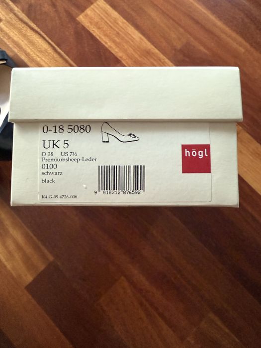 Hogl czółenka pantofle jak nowe r. 38