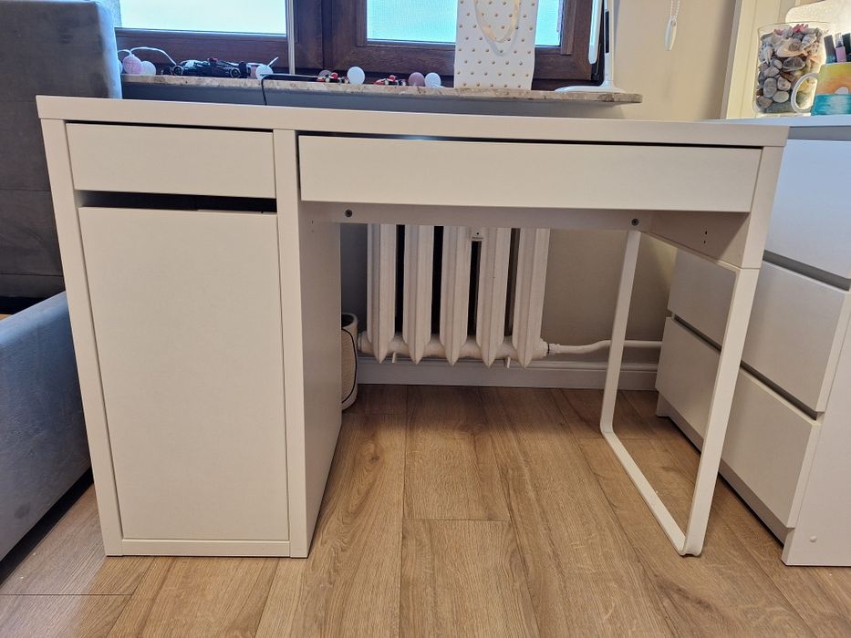 Biurko białe ikea Mickie