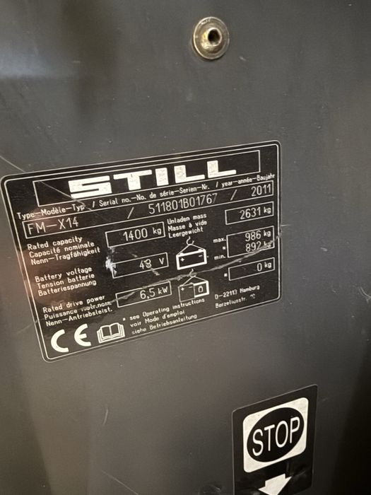 Empilhador retratil still fmx-14