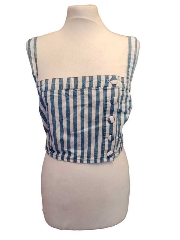 Crop top w paski - 139