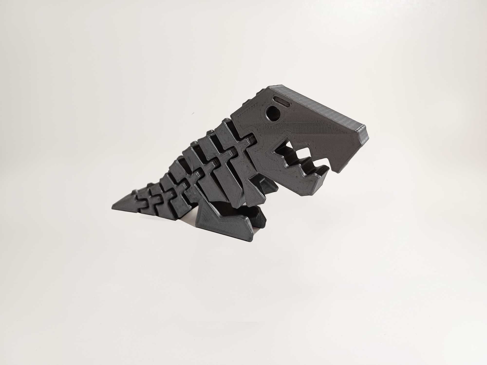 Dino flex Rex 3D druk szary