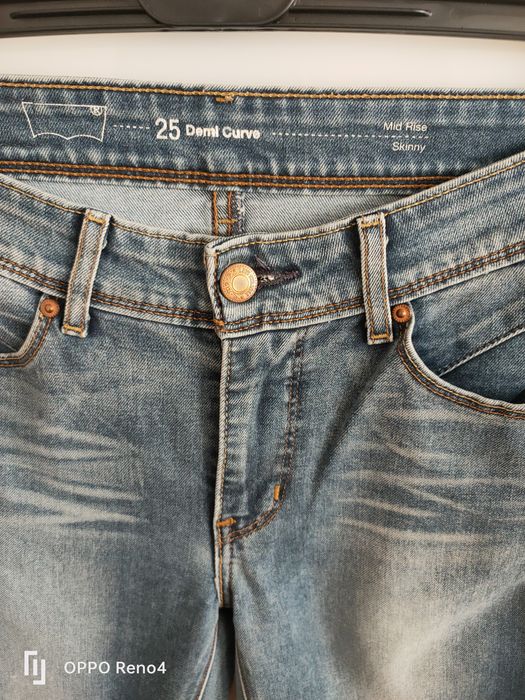 Damskie jeansy Levi's Demi Curve Skinny W25 L32