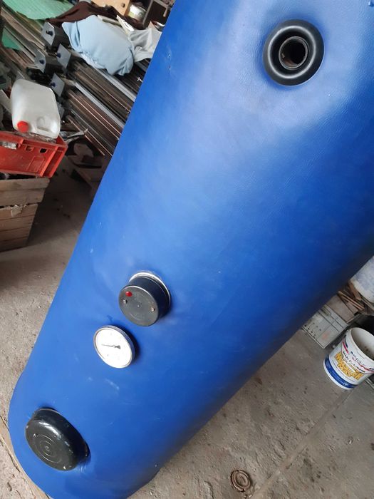 Bufor 300l dwie wężownice, kolektory Vaillant 5m2