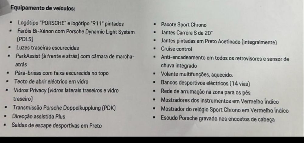 Porsche 911 991.2 carrera 4 7/2018 Nacional