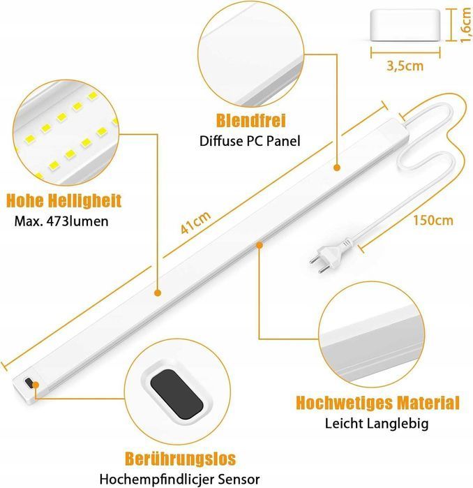 SIBI lampa podszafkowa LED, 41 cm, 473 lm, 4000 K #4887