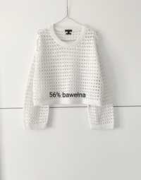 Top szydełkowy Massimo dutti 36 S sweter bluza pleciona