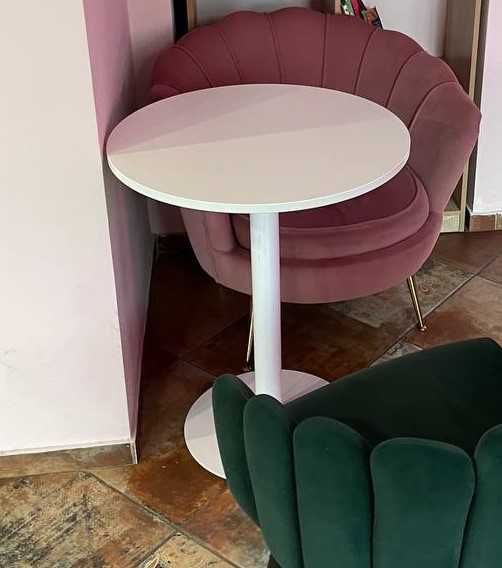 Стіл Soul Лайт білий метал (діаметр 700 мм)