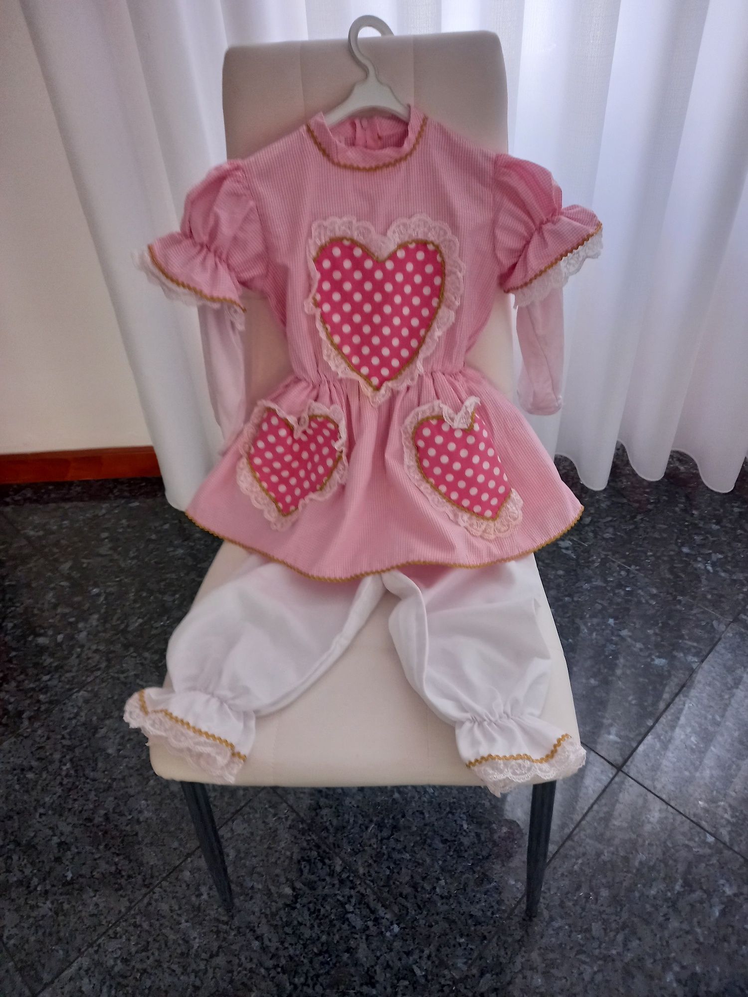 Disfarce de Carnaval Vestido Minie rosa