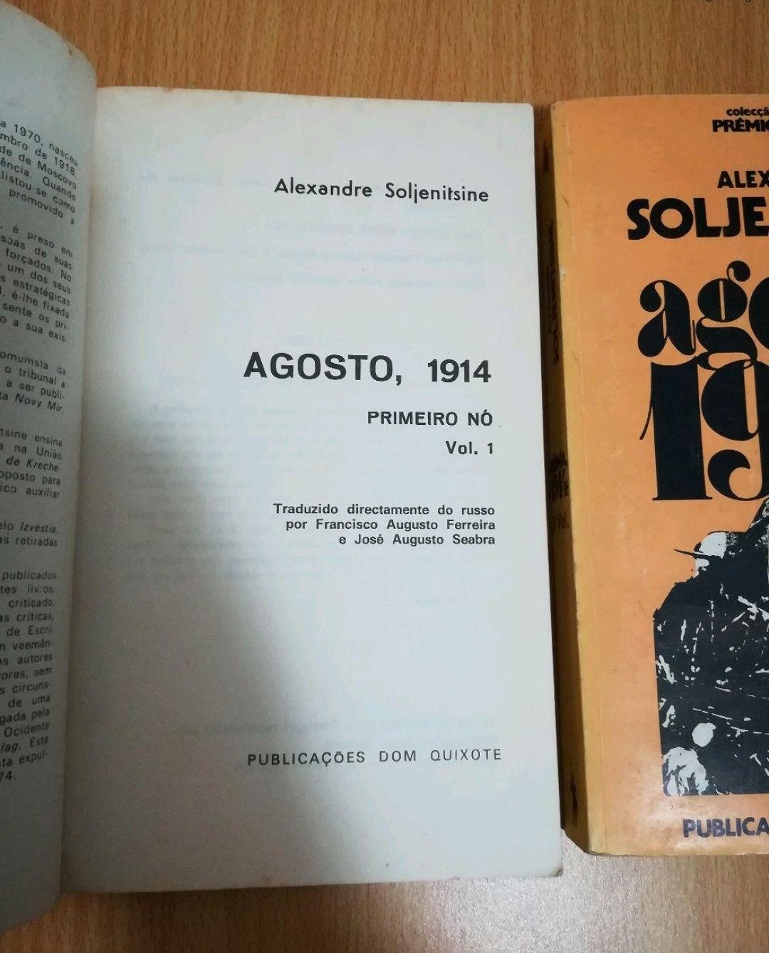 agosto, 1914  (volumes 1 e 2)