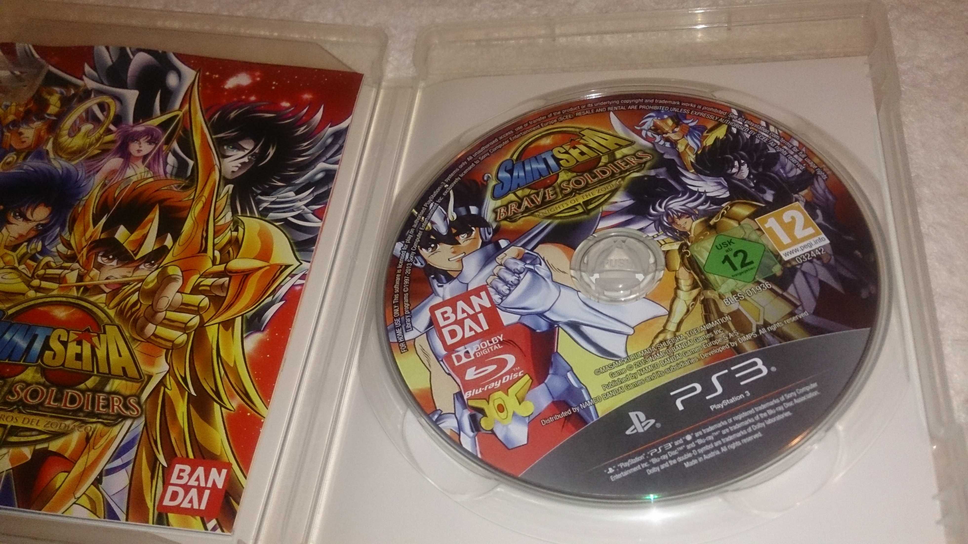 saint seiya: brave soldiers - jogo ps3 (jogo playstation 3) raro