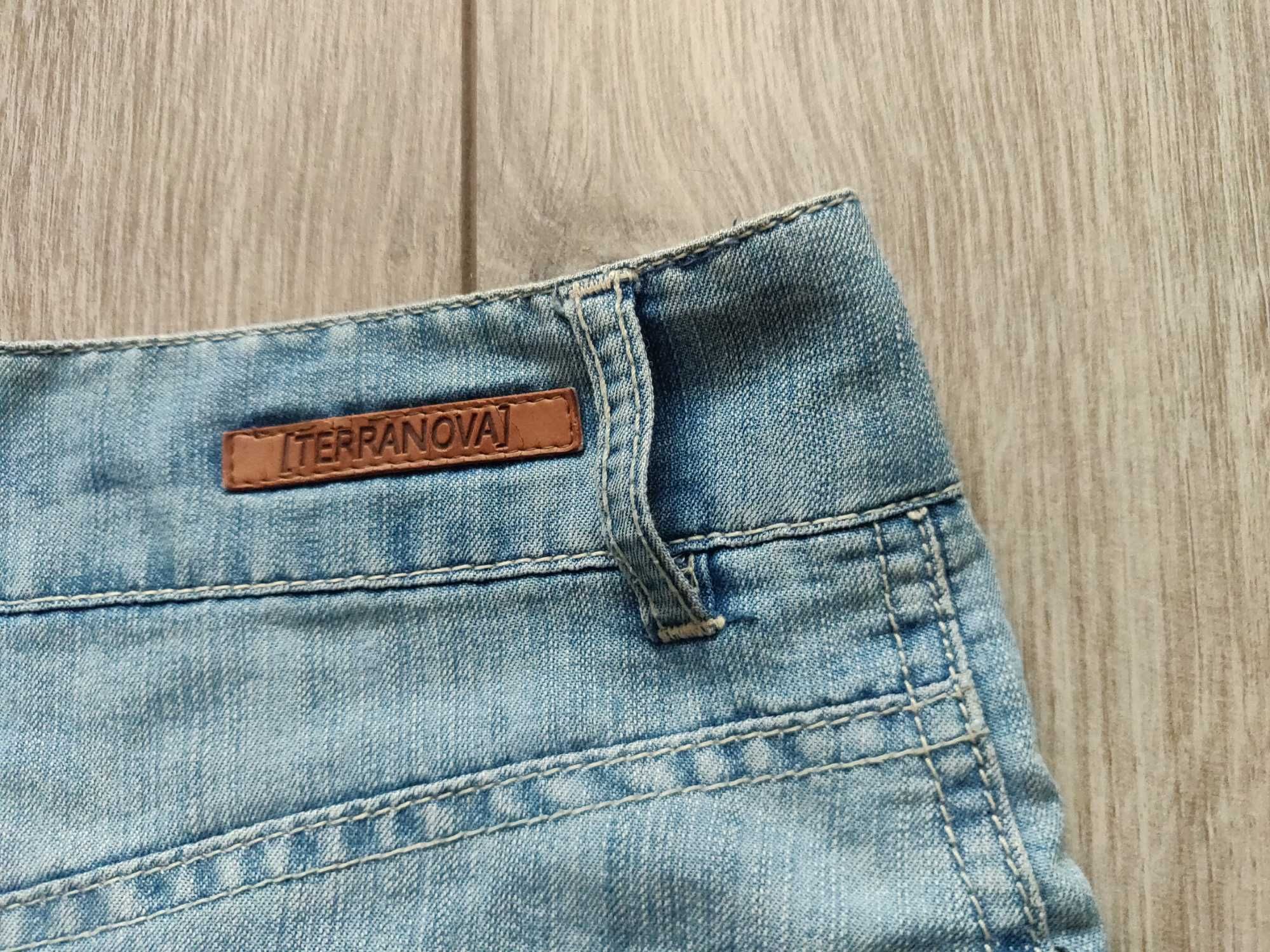 Джинсовая юбка- тюльпан Terranova S р.42-44 на молнии.