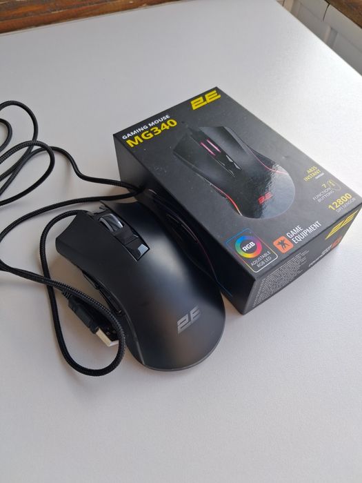 Миша ігрова 2E GAMING MG340 RGB USB Black