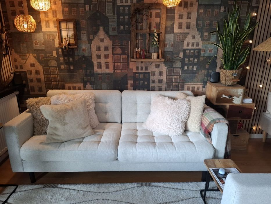 Sofa fotel podnóżek Landskrona