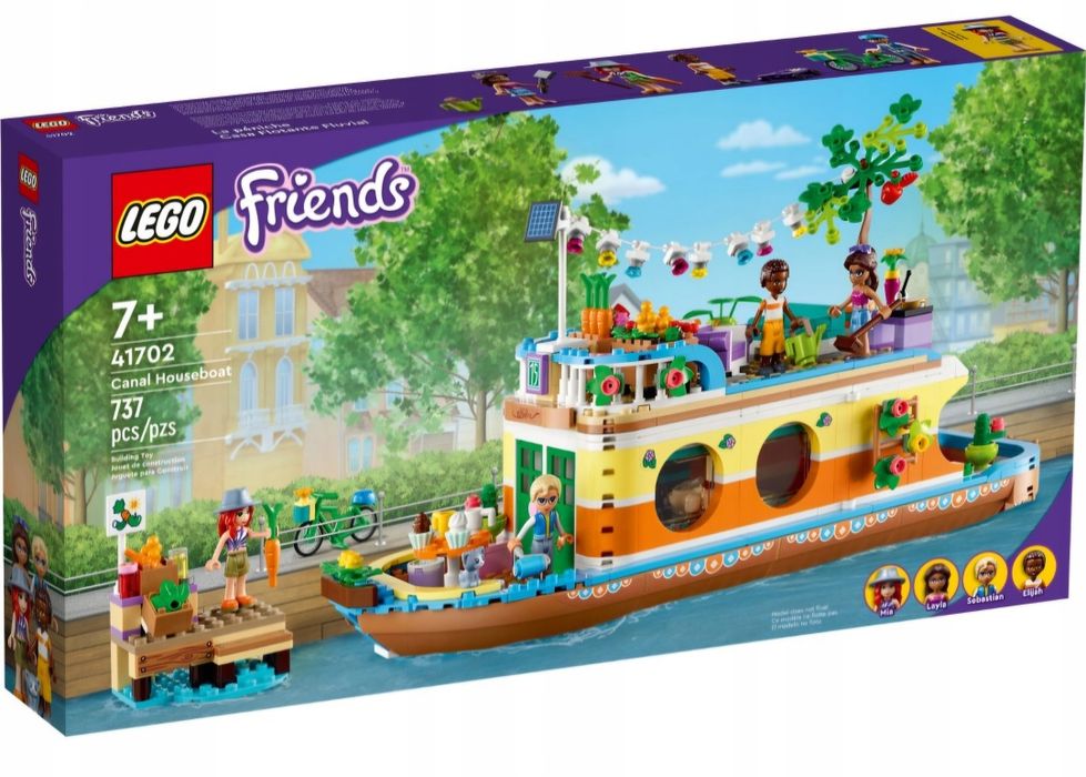 LEGO FRIENDS 41702 Łódź mieszkalna na kanale