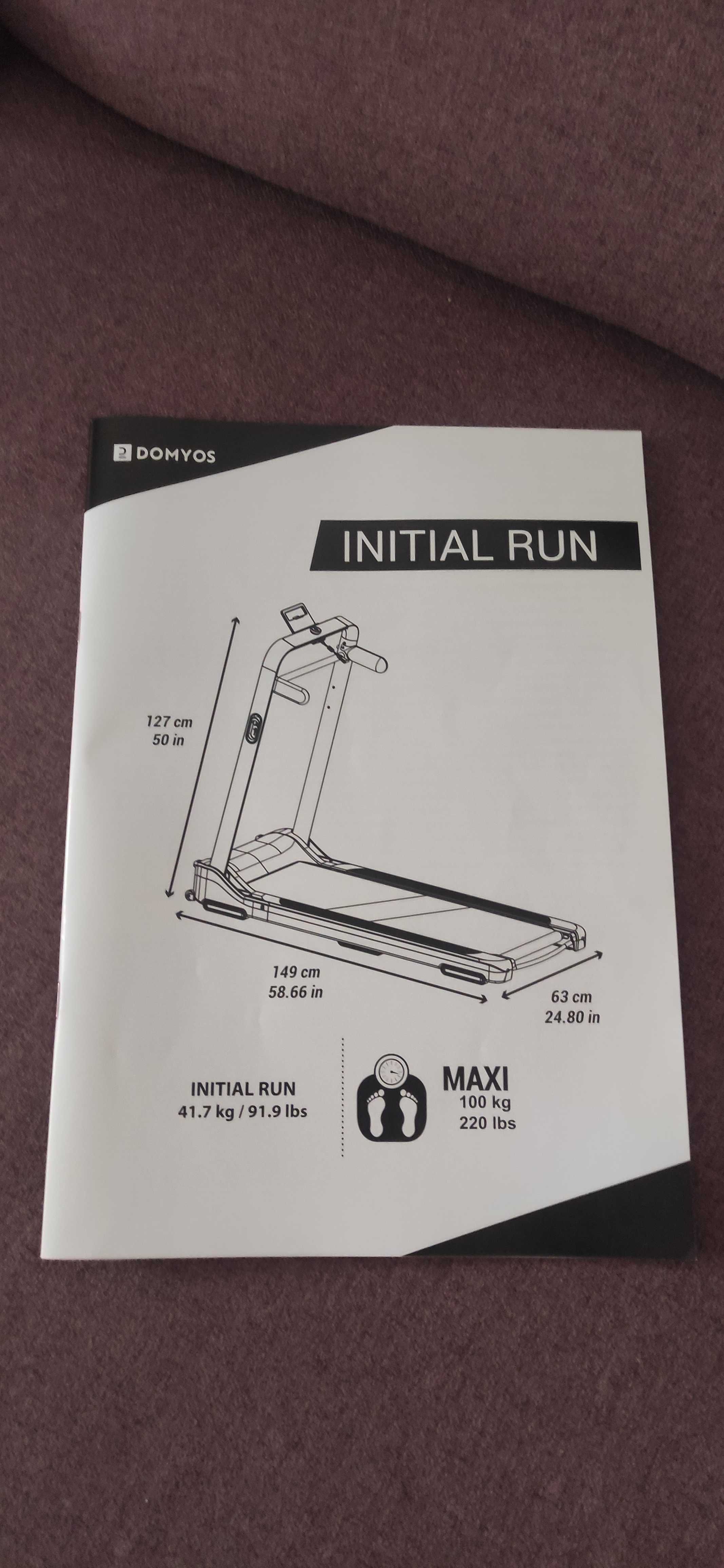 Bieżnia domowa Decathlon Initial run