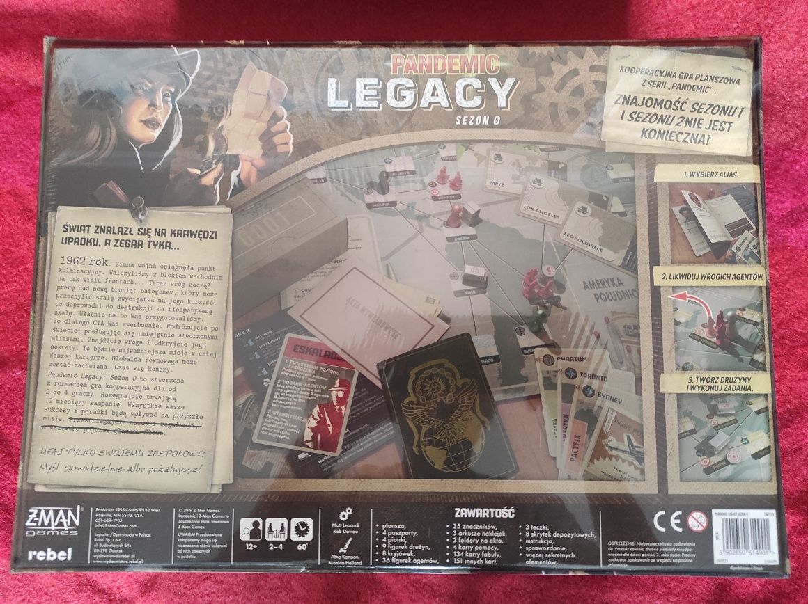 Pandemic legacy sezon 0 PL