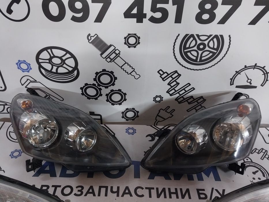 Фари Opel Zafira B.Опель зафіра б.оригінал європа.opel astra h