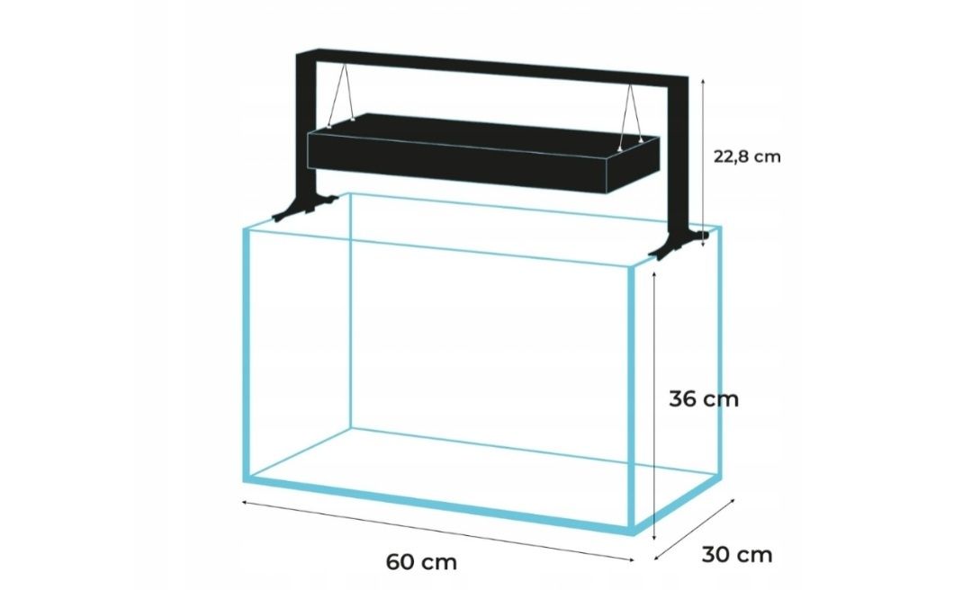 Zestaw szafka akwarium ultrascape 60