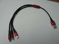 Apple iPhone DELOCK USB  typ A/Lightning/USB Typ-C 30cm