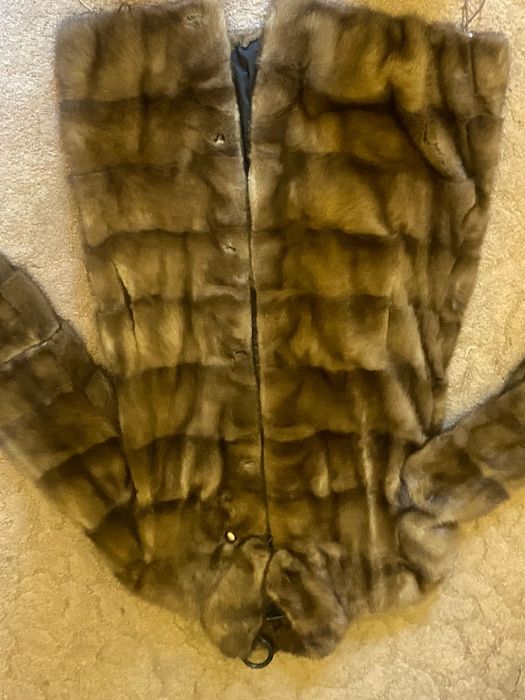 Норковая шуба бу