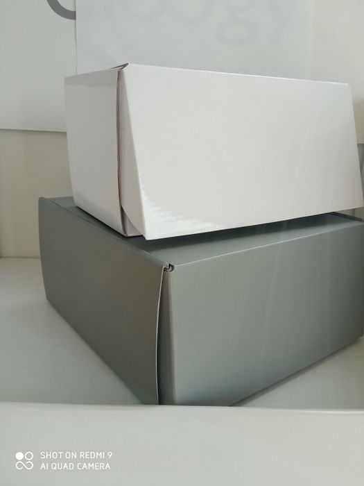25 Caixas cartão 23x23x12  cinza, resistentes