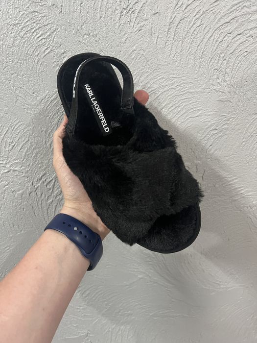 Сандалі/шльопанці оригінал Karl Lagerfeld Black | Оригінал (23.0-23.5)