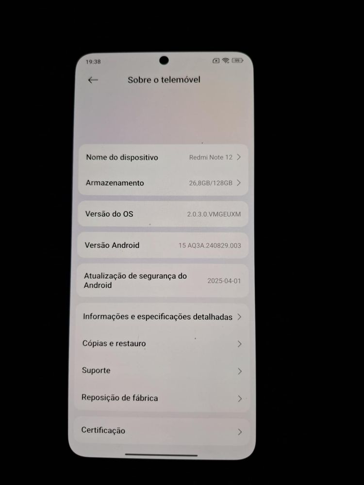 Redmi Note 12 em bom estado