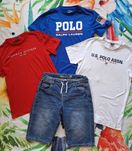 Polo Ralph Lauren T shirt Tommy Hilfiger joggery Kappahl r.164 / 170