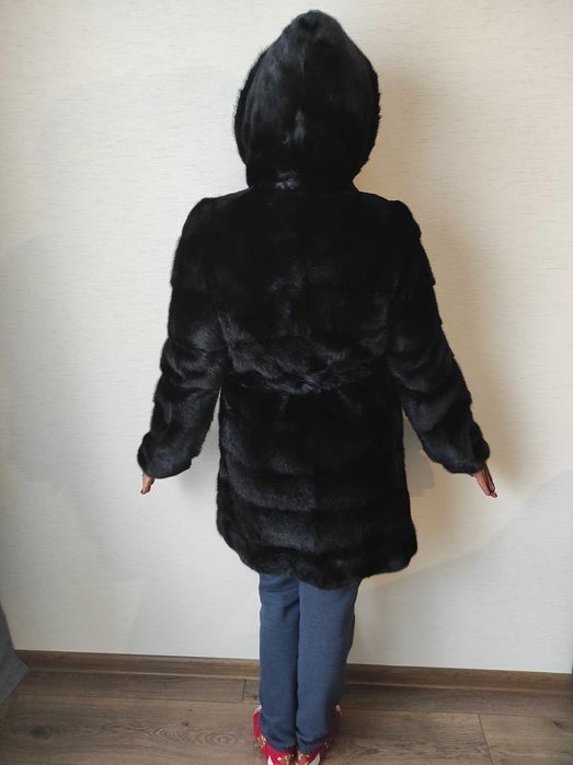 Норкова шуба розмір S-M