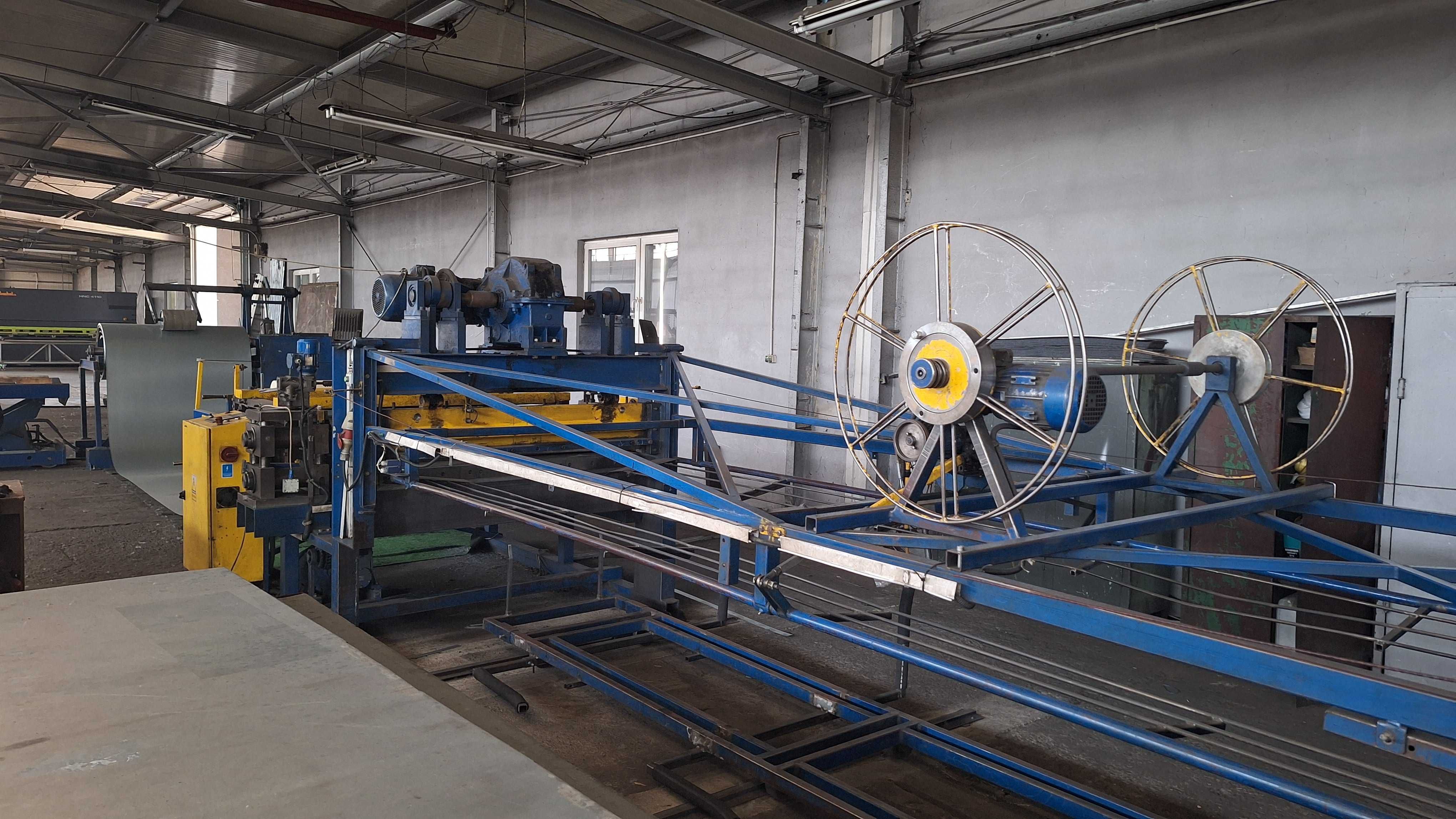 Linia do cięcia poprzecznego i wzdłużnego blach - 10 t, 1500 mm